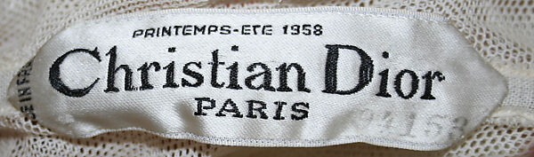 Evening dress, House of Dior (French, founded 1946), silk, French