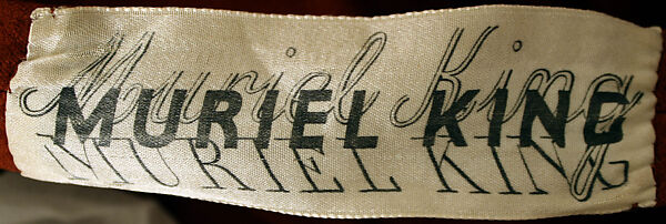 Suit, Muriel King (American, 1900–1977), cotton, American