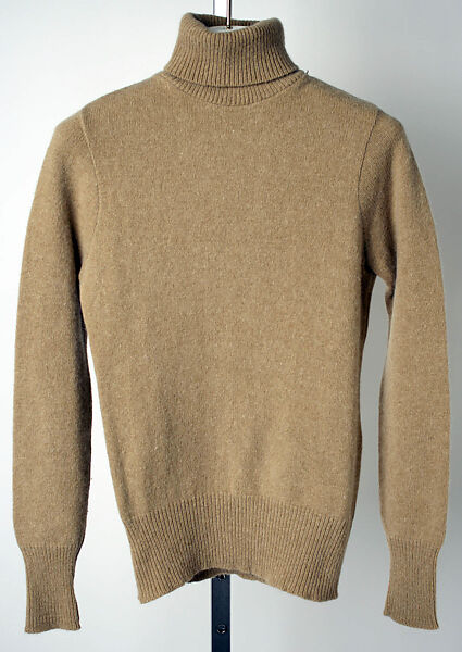 Turtleneck sweater, Anne Klein (American, Brooklyn, New York 1923–1974 New York), wool, angora, American 