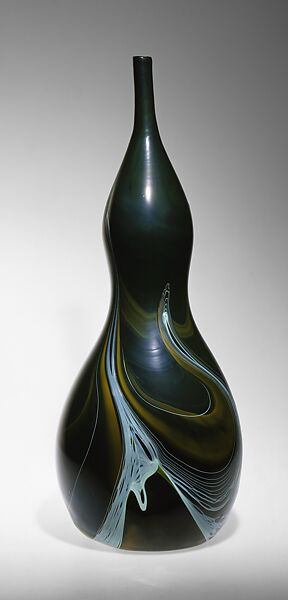 Vase, Designed by Louis C. Tiffany (American, New York 1848–1933 New York), Glass, American 