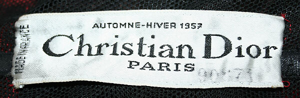 Evening dress, House of Dior (French, founded 1946), silk, French