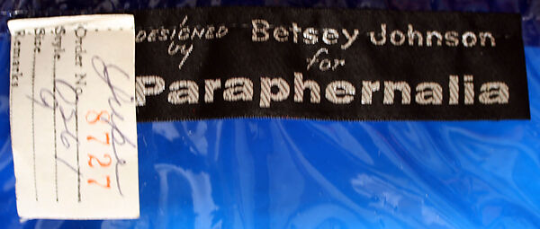 Dress, Paraphernalia (American, 1965–late 1970s), plastic (vinyl), American
