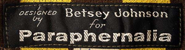 Ensemble, Paraphernalia (American, 1965–late 1970s), cotton, American