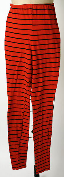 Ensemble, Betsey Johnson (American, born Wethersfield, Connecticut, 1942), cotton, lycra, plastic (vinyl), American