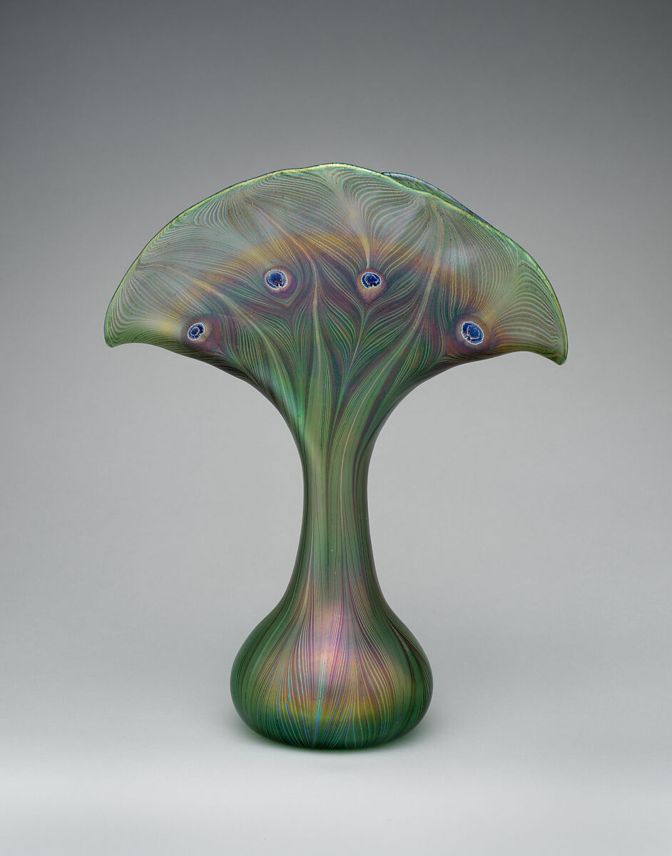 Vase, Designed by Louis C. Tiffany (American, New York 1848–1933 New York), Favrile glass, American