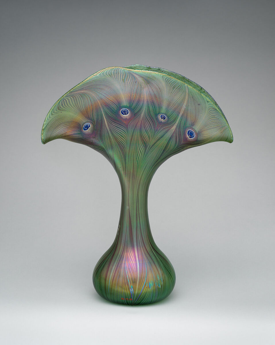 Vase, Designed by Louis C. Tiffany (American, New York 1848–1933 New York), Favrile glass, American