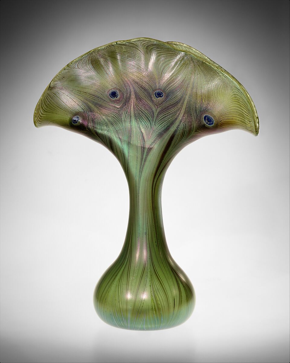 lc tiffany favrile vase