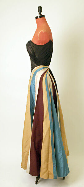 Evening dress, Charles James (American, born Great Britain, 1906–1978), silk, American