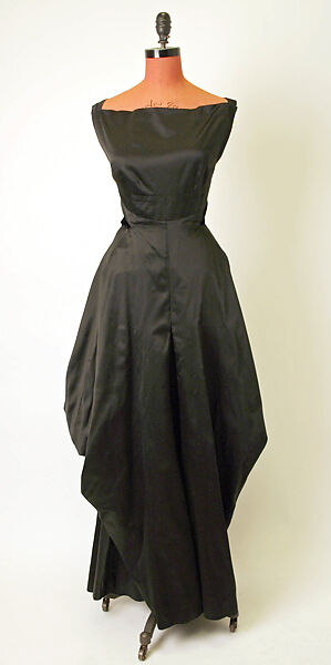 Evening dress, Charles James (American, born Great Britain, 1906–1978), rayon, American 