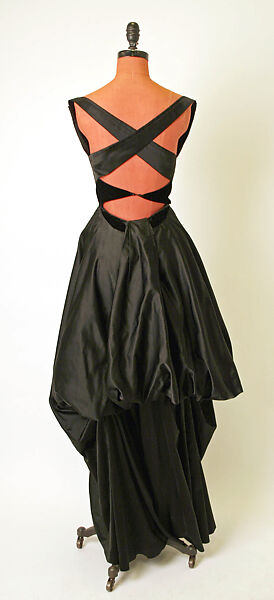 Evening dress, Charles James (American, born Great Britain, 1906–1978), rayon, American
