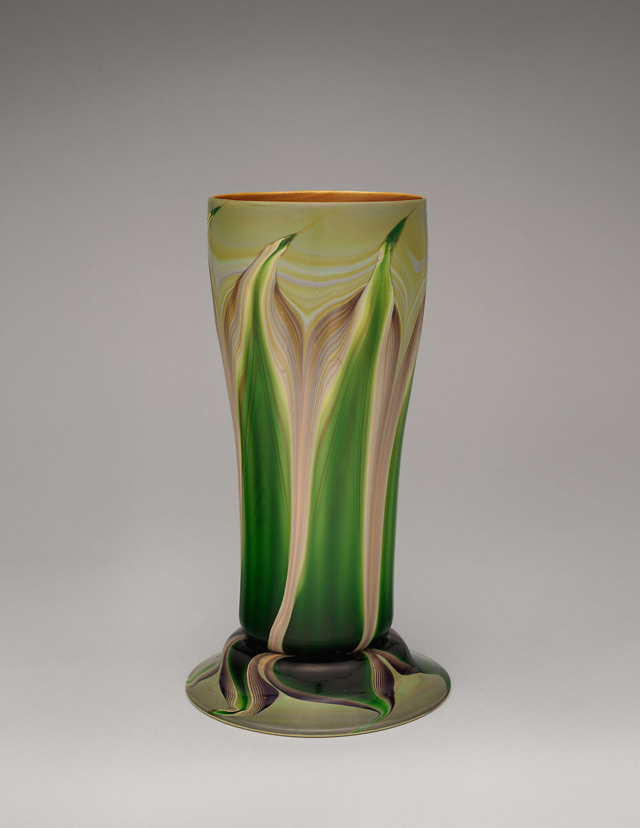 Vase, Designed by Louis C. Tiffany (American, New York 1848–1933 New York), Favrile glass, American