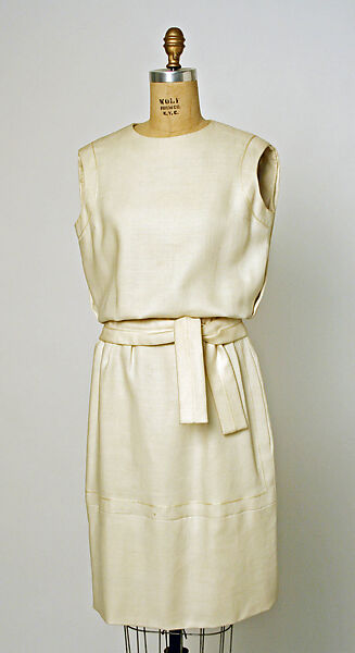 Dress, House of Dior (French, founded 1946), linen, French 