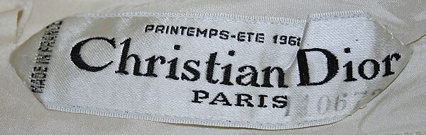 Dress, House of Dior (French, founded 1946), linen, French