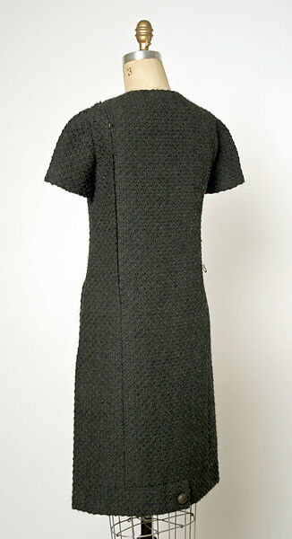 Dress, House of Dior (French, founded 1946), wool, plastic, French