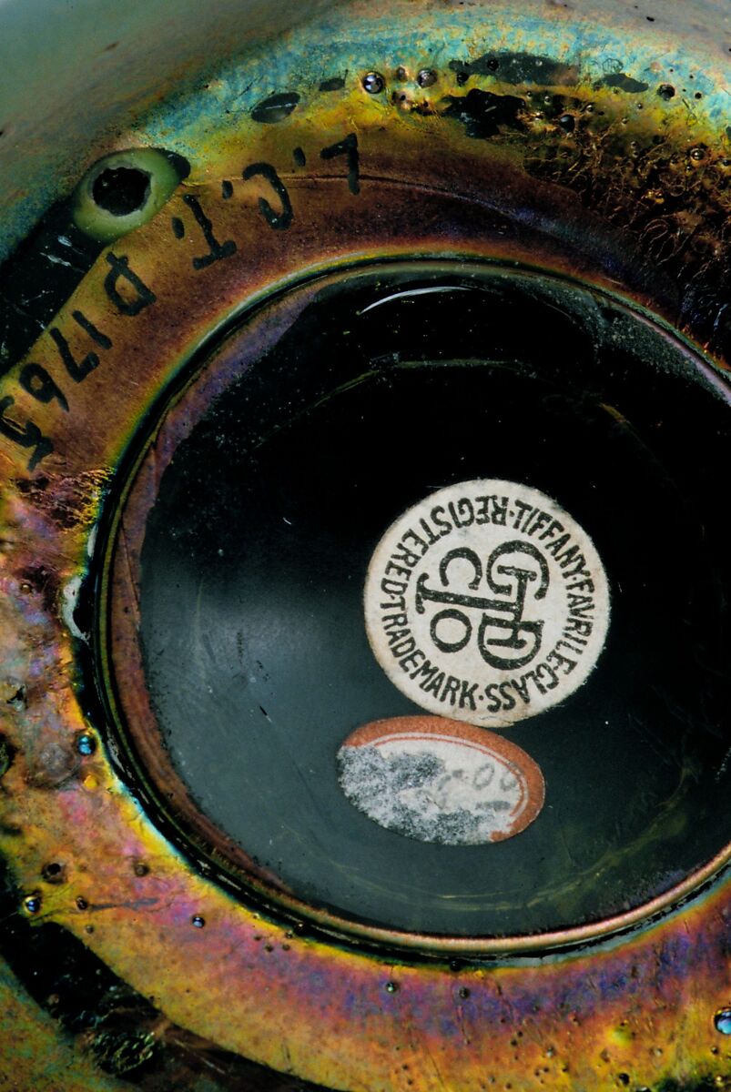 Vase, Designed by Louis C. Tiffany (American, New York 1848–1933 New York), Favrile glass, American