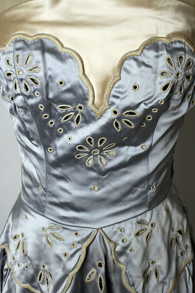 Evening ensemble, Norman Hartnell (British, 1901–1979), silk, British