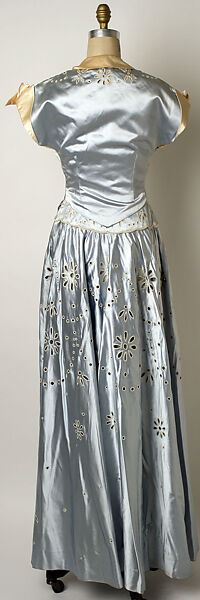 Evening ensemble, Norman Hartnell (British, 1901–1979), silk, British