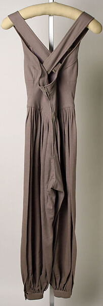 Pajamas, Tina Leser (American, 1910–1986), (a) wool
(b, c) rayon, metallic thread, American