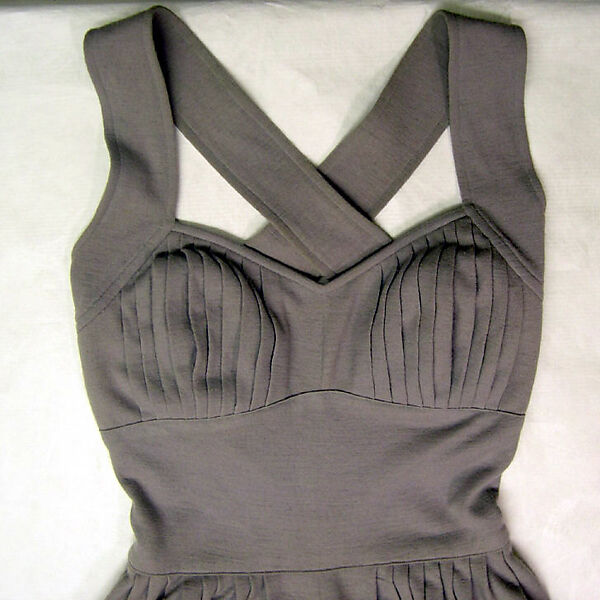 Pajamas, Tina Leser (American, 1910–1986), (a) wool
(b, c) rayon, metallic thread, American