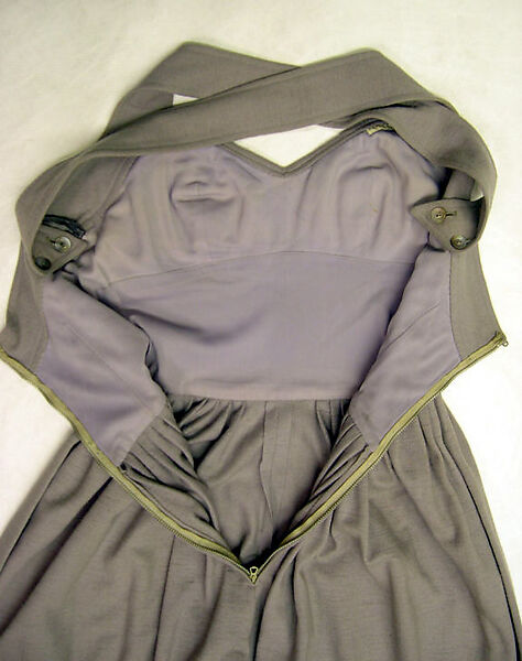 Pajamas, Tina Leser (American, 1910–1986), (a) wool
(b, c) rayon, metallic thread, American