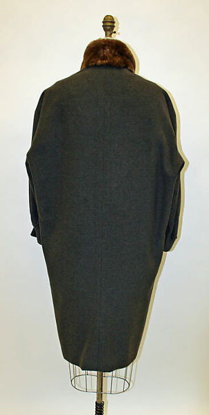 Ensemble, House of Dior (French, founded 1946), wool, fur, leather, cotton, French