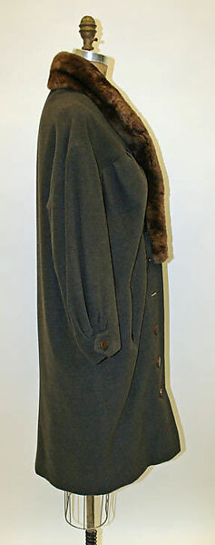 Ensemble, House of Dior (French, founded 1946), wool, fur, leather, cotton, French