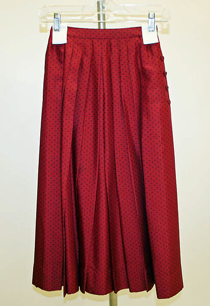 Dress, House of Dior (French, founded 1946), (a, b) silk
(c) leather, French