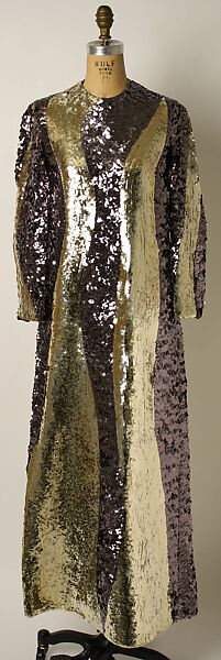 Evening dress, George Halley (American), silk, American 