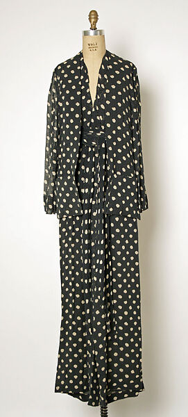 Evening ensemble, Halston (American, Des Moines, Iowa 1932–1990 San Francisco, California), silk, American