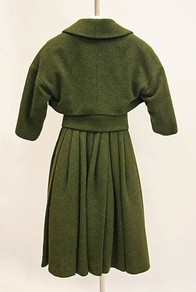 Ensemble, House of Dior (French, founded 1946), wool, silk, French