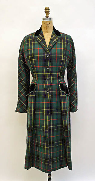 Coat, House of Dior (French, founded 1946), wool, French