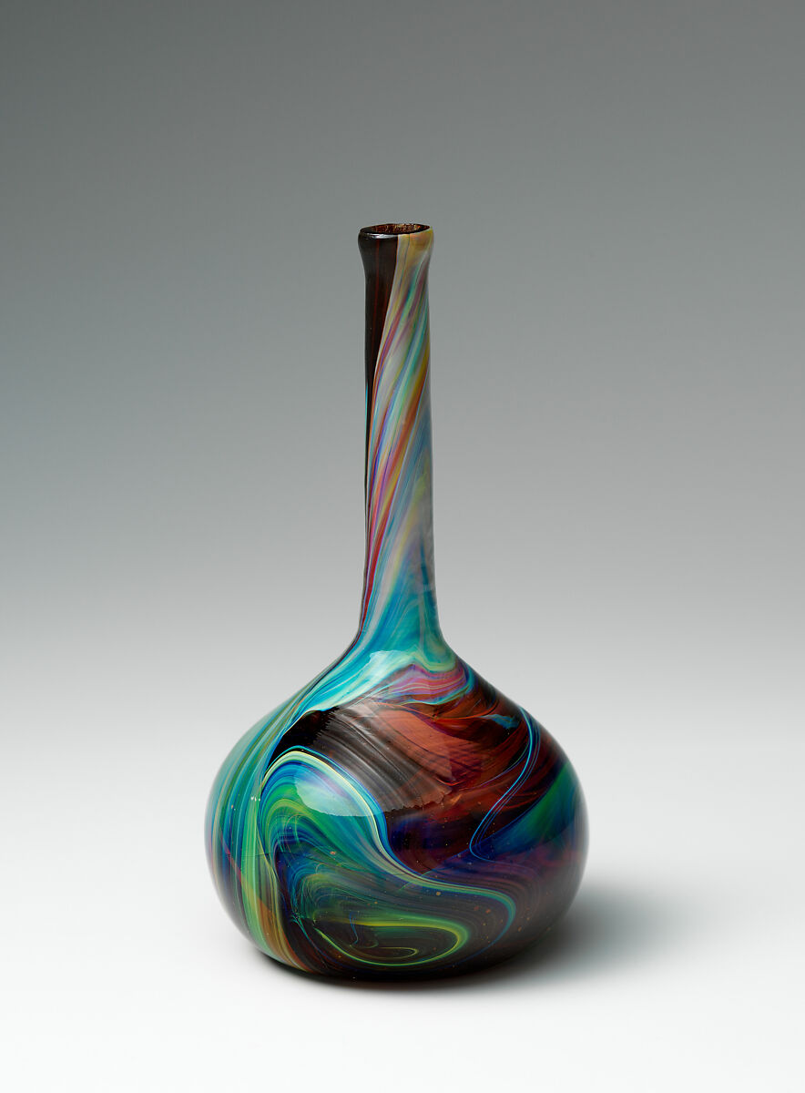 Vase, Designed by Louis C. Tiffany (American, New York 1848–1933 New York), Favrile glass, American
