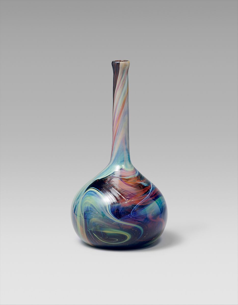 Vase, Designed by Louis C. Tiffany (American, New York 1848–1933 New York), Favrile glass, American 