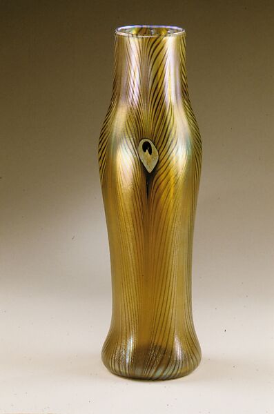 Vase, Designed by Louis C. Tiffany (American, New York 1848–1933 New York), Favrile glass, American 