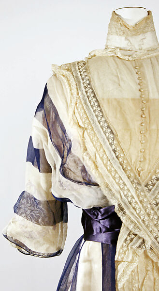 Afternoon dress, Jeanne Hallée (French, 1870–1924), silk, French