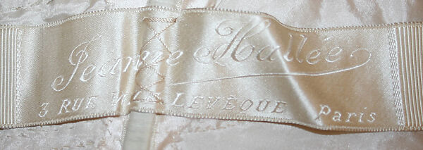 Afternoon dress, Jeanne Hallée (French, 1870–1924), silk, French