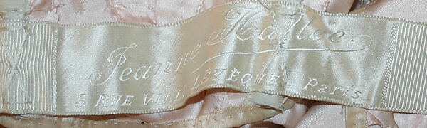 Evening ensemble, Jeanne Hallée (French, 1870–1924), silk, glass, French