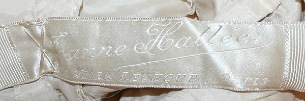 Evening dress, Jeanne Hallée (French, 1870–1924), silk, glass, French