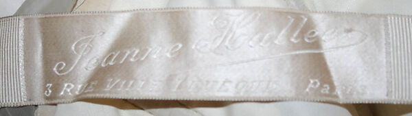 Evening dress, Jeanne Hallée (French, 1870–1924), silk, metal, French