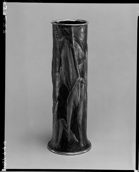 Vase, Designed by Louis C. Tiffany (American, New York 1848–1933 New York), Enamel on copper, American