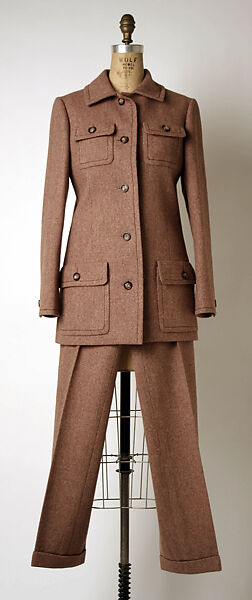 Pantsuit, House of Dior (French, founded 1946), wool, French
