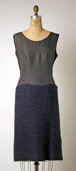 Dress, House of Dior (French, founded 1946), wool, French