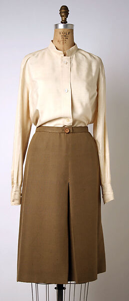 Suit, House of Dior (French, founded 1946), silk, metal, French