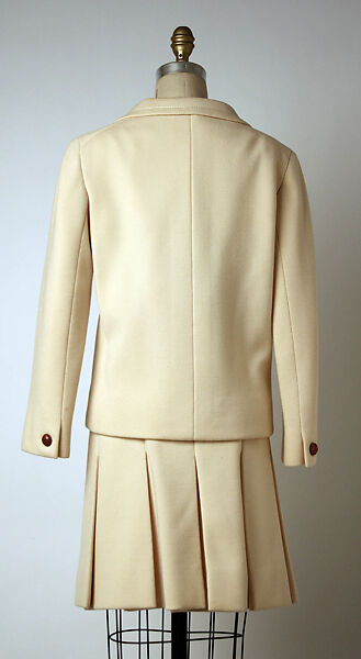 Suit, House of Dior (French, founded 1946), wool, silk, leather, French