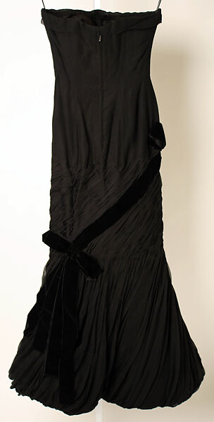 Evening dress, Griffe of Paris (French), silk, nylon, French