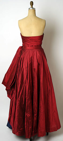 Ball gown, Attributed to Jacques Griffe (French, 1917–1996), silk, French