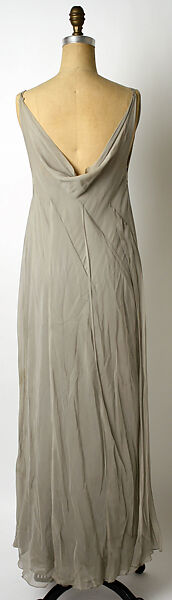 Evening dress, Griffe of Paris (French), silk, French