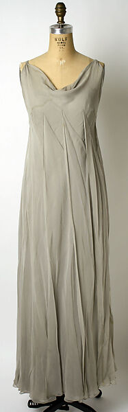 Evening dress, Griffe of Paris (French), silk, French 