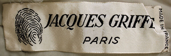 Evening dress, Griffe of Paris (French), silk, French