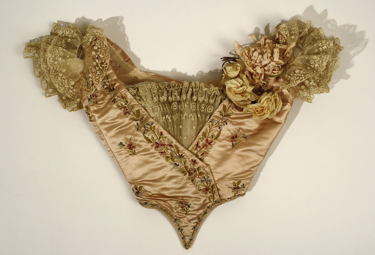 Evening ensemble, Jeanne Hallée (French, 1870–1924), (a–d) silk; (c, d) leather, European